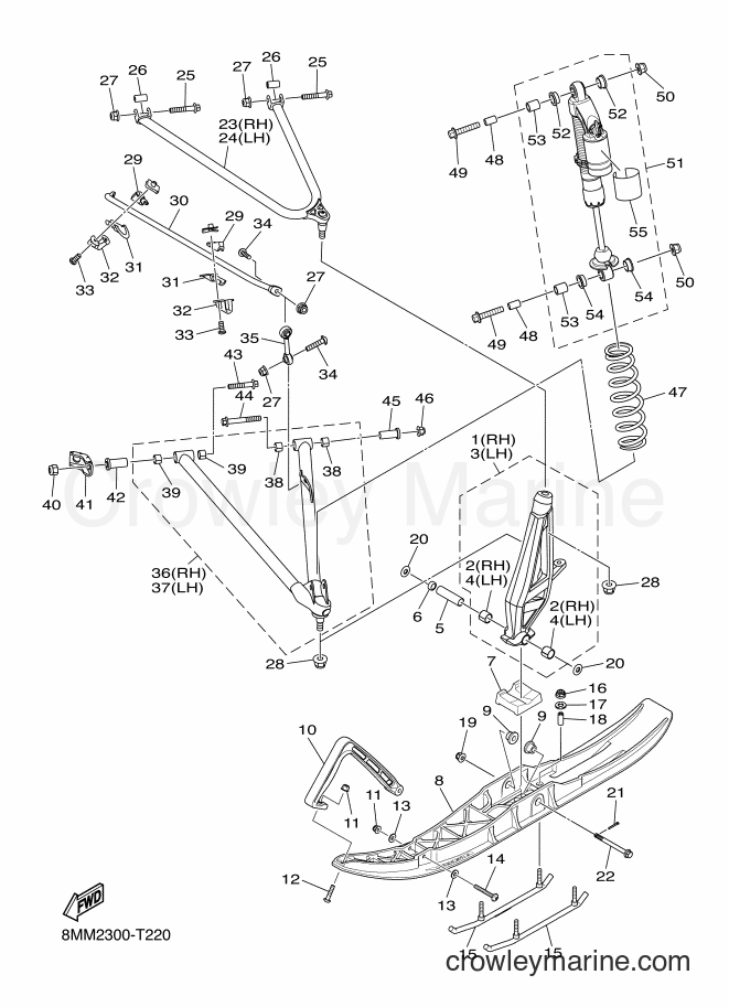 2018 Snowmobile SRS10XS37 - SRS10XS37 (8MM2) [010] - SKI
