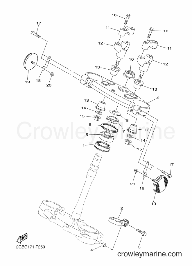 2018 Dirt Bike WR450F - WR450F (2GCB) [010] - STEERING