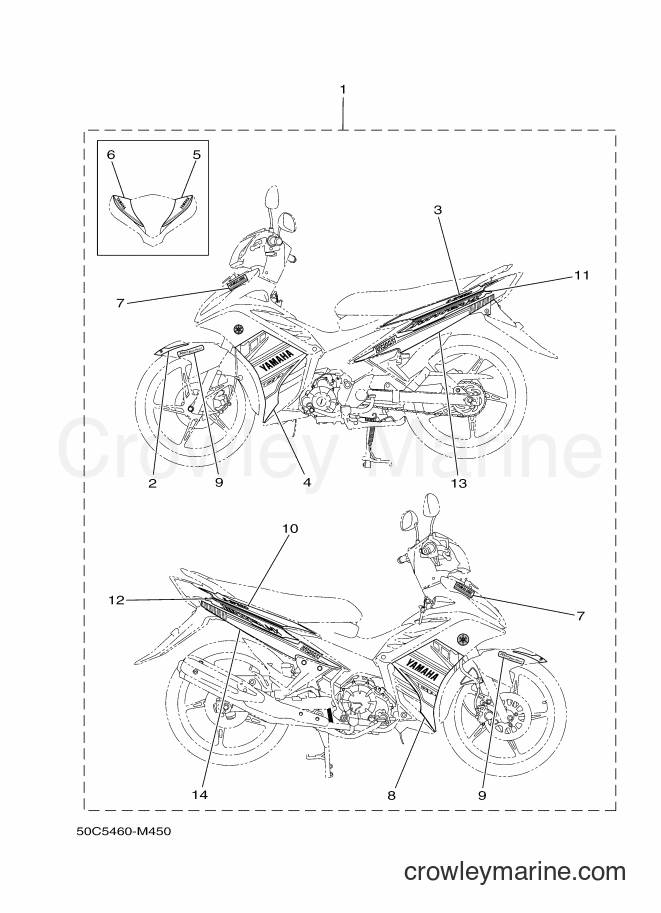 2013 Scooter T135HC - T135HC (50C5) [010] - OPTIONAL PARTS 1