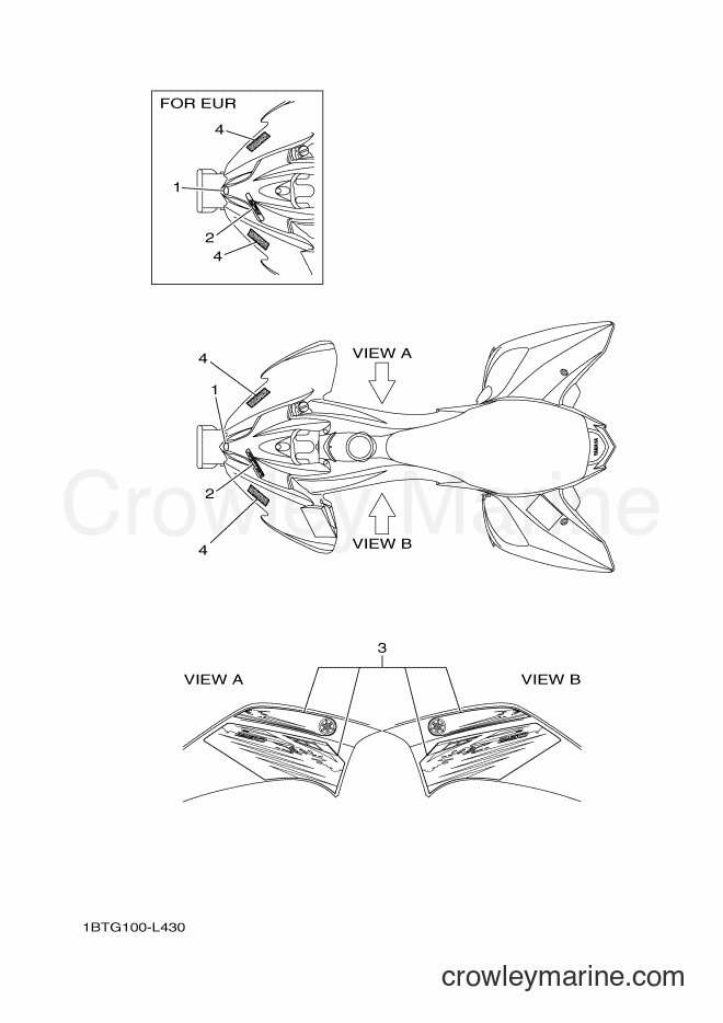 Yamaha Motors YFM250R (1BTH) [010] - GRAPHICS