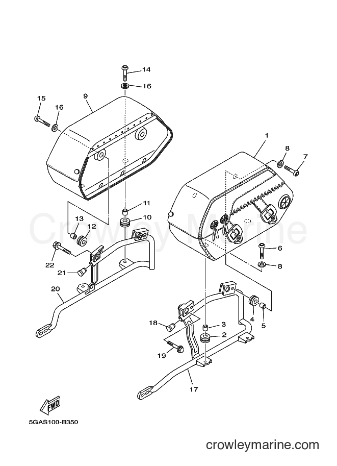 2003 Cruiser XV1600AT - XV1600AT (5GAU) [020] - SADDLEBAG 1
