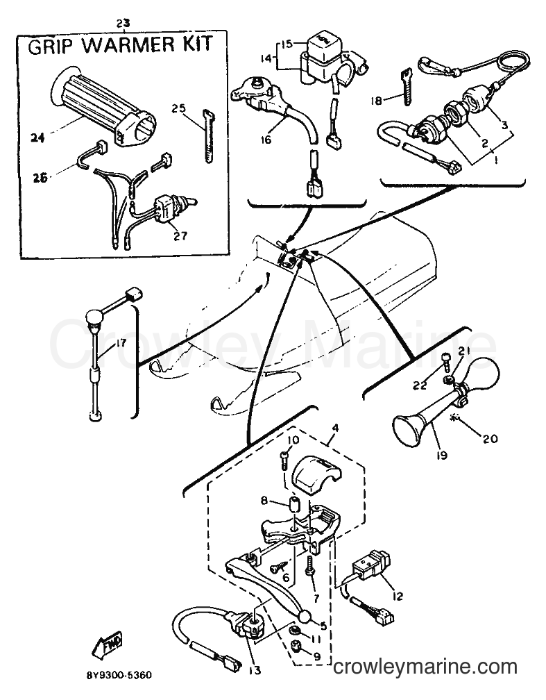 Yamaha Motors SR540L (83G) [999] - ELECTRICAL 2