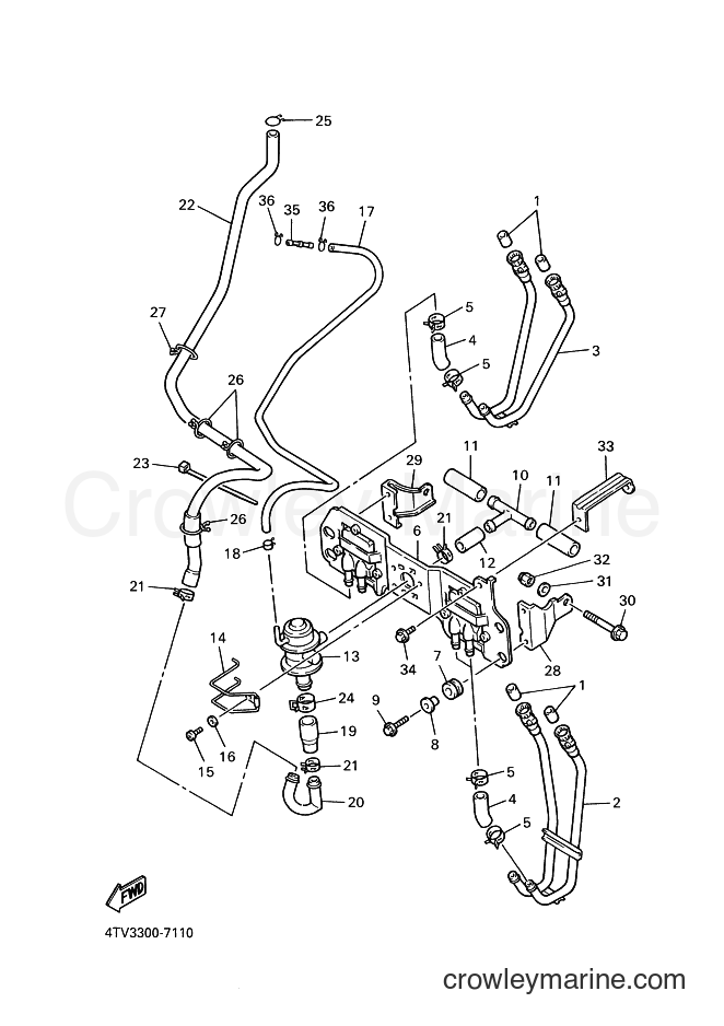 2000 Sport Bike YZF600R - YZF600R (4WE5) [010] - AIR INDUCTION SYSTEM