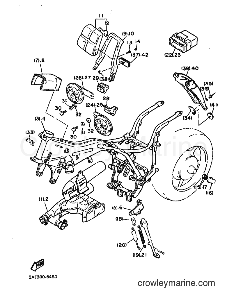 1986 Cruiser XV1000 - XV1000 (2AE) [999] - ALTERNATE FOR CARBURETOR