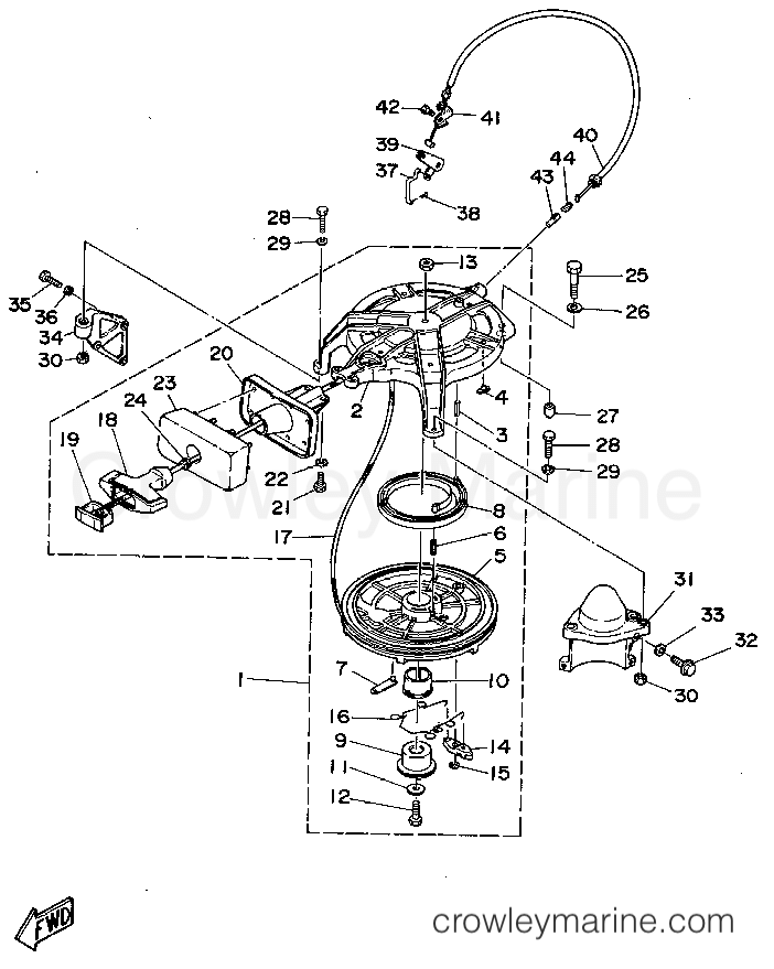 Yamaha Motors C40MSHS - STARTER