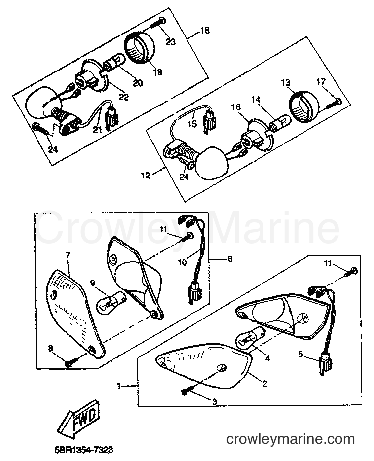 2001 Scooter YQ50 - YQ50 (5KH9) [010] - FLASHER LIGHT