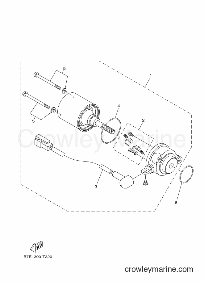 2018 Scooter T115FL-5C - T115FL-5C (B7E1) [010] - STARTING MOTOR
