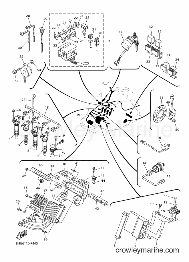 Yamaha Motors RX10GT2 (8LF1) [020] - ELECTRICAL 1