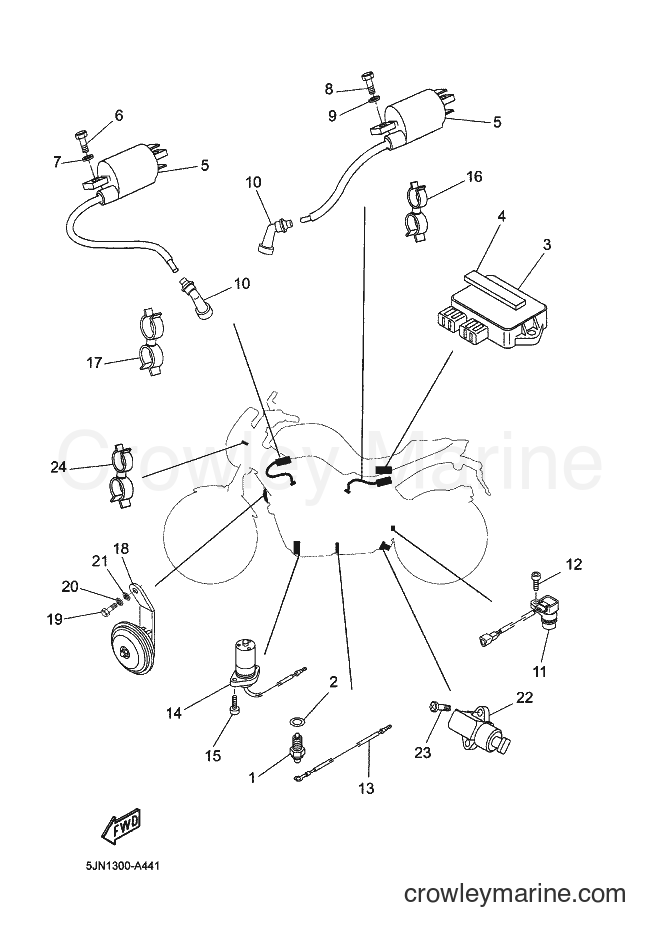 2003 Street Bike BT1100 - BT1100 (5JN2) [010] - ELECTRICAL 1