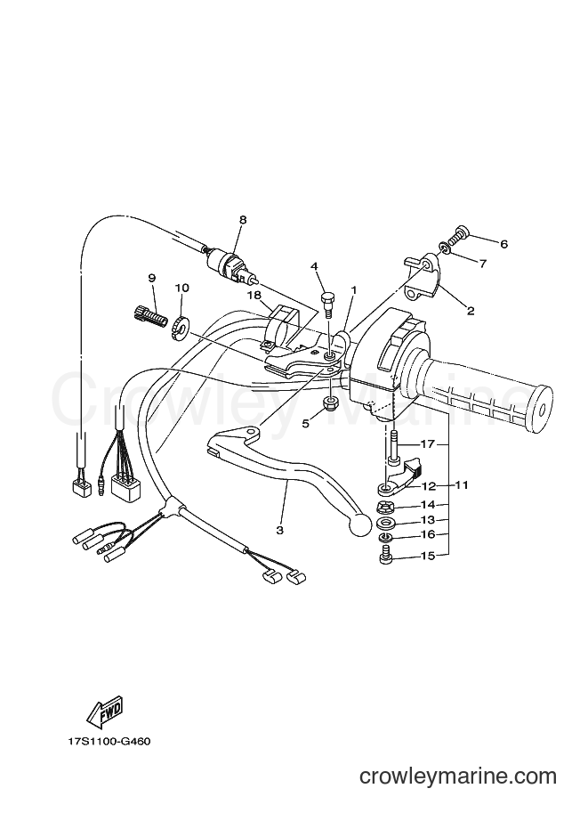 2009 ATV YFM450FWAN - YFM450FWAN (37S7) [010] - HANDLE SWITCH & LEVER