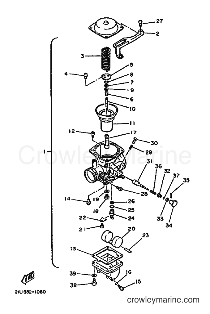 1992 Street Bike SR250 - SR250 (3TH3) [010] - CARBURETOR