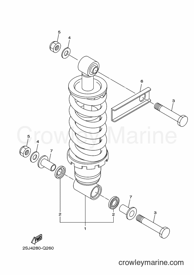2016 Street Bike XJ6F - XJ6F (2SRC) [010] - REAR SUSPENSION
