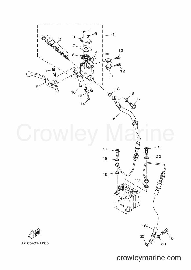 2018 Street Bike GDR155 - GDR155 (BF65) [010] - FRONT MASTER CYLINDER 2