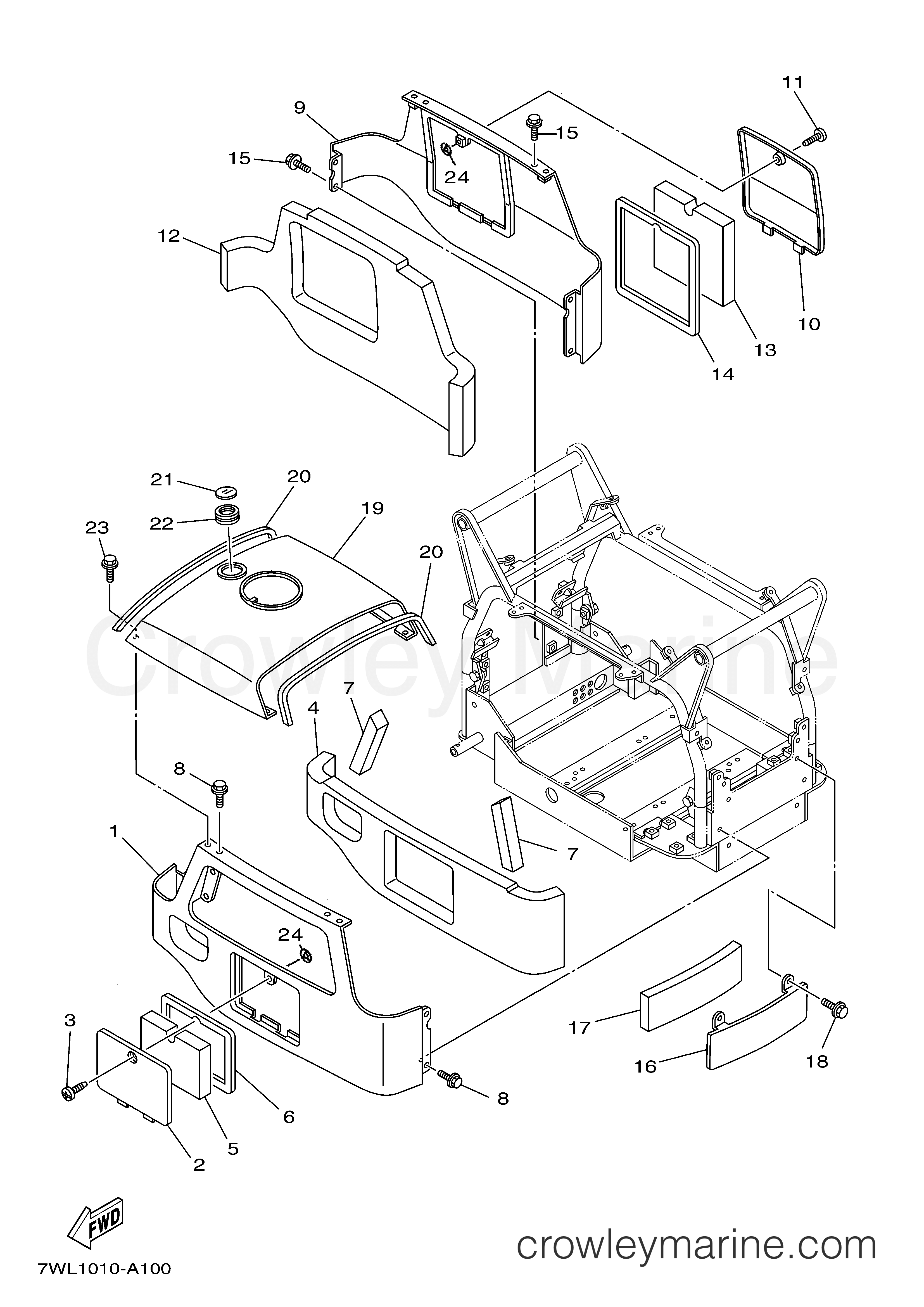 Yamaha Motors EF3000ISEB - FRAME 2