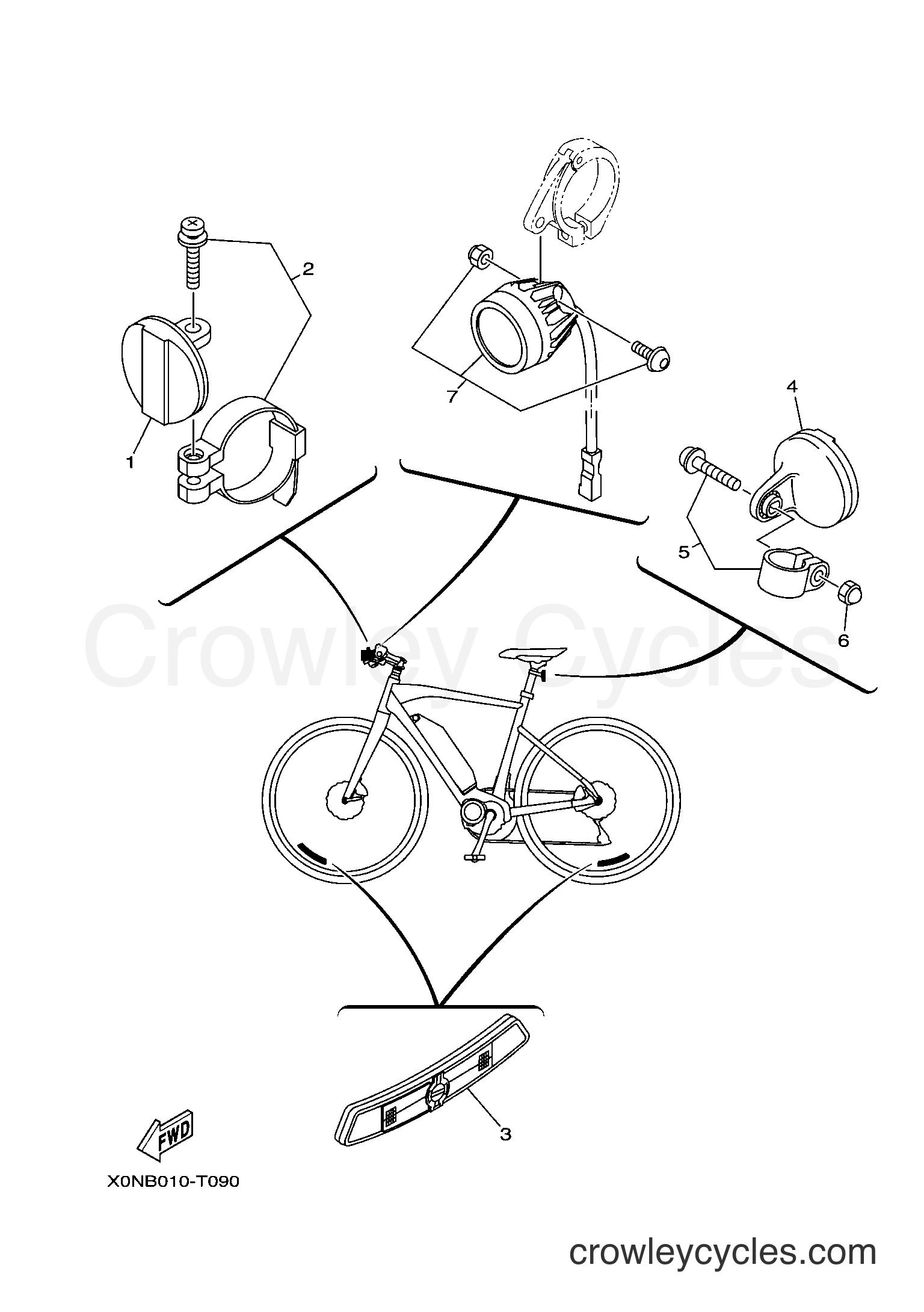 All Years Bicycle Cross Core - PW70CRL (X1M7) USA - ELECTRICAL 2
