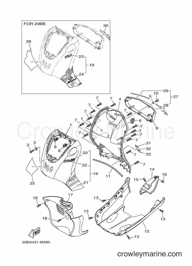 2013 Scooter AF115S - AF115S (20BB) [010] - LEG SHIELD