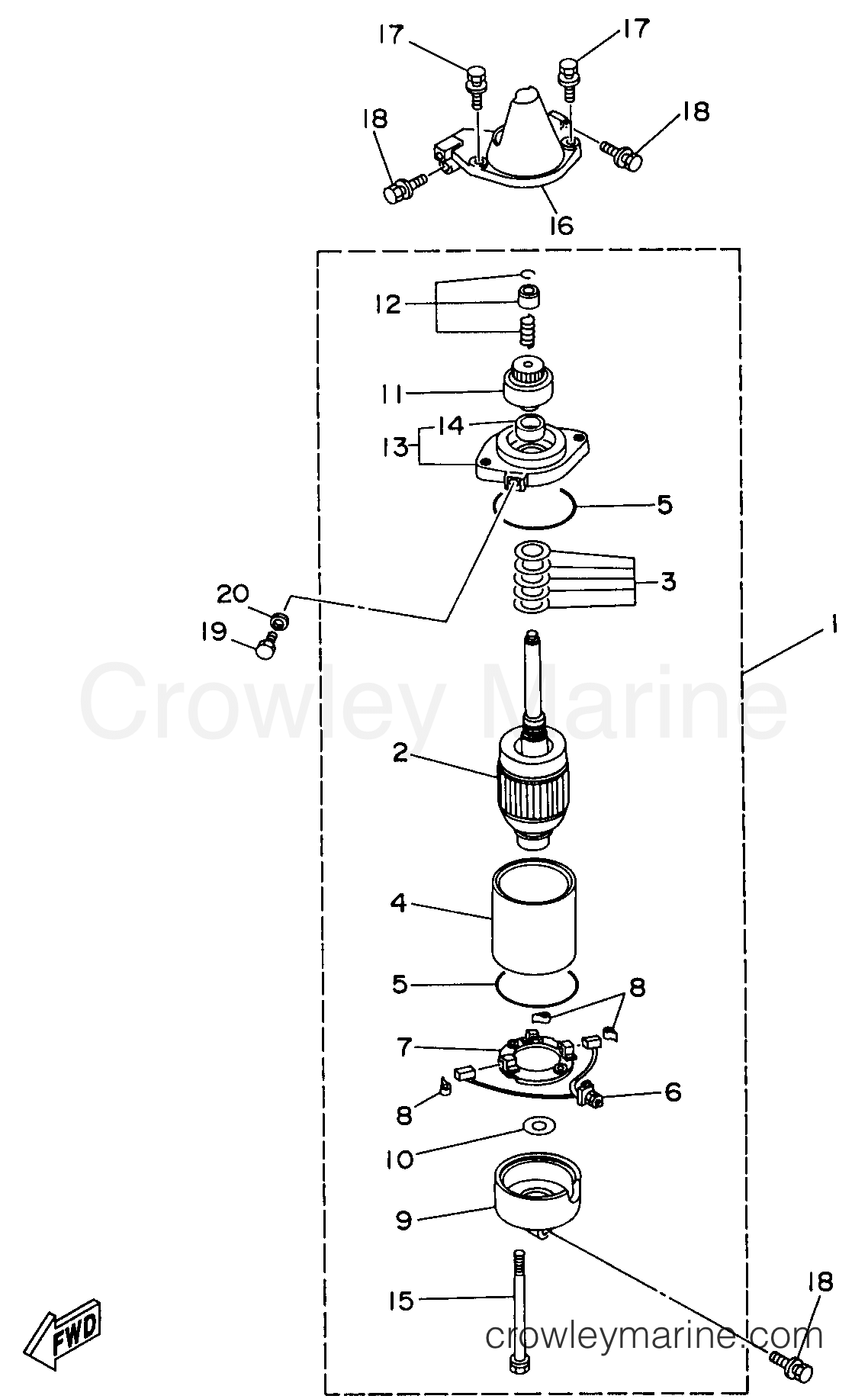 Yamaha Motors C150TXRU - STARTING MOTOR