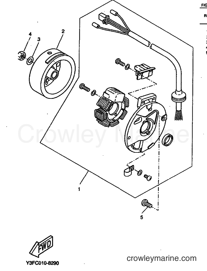 1999 Scooter CW50RS - CW50RS (5FX5) [010] - GENERATOR
