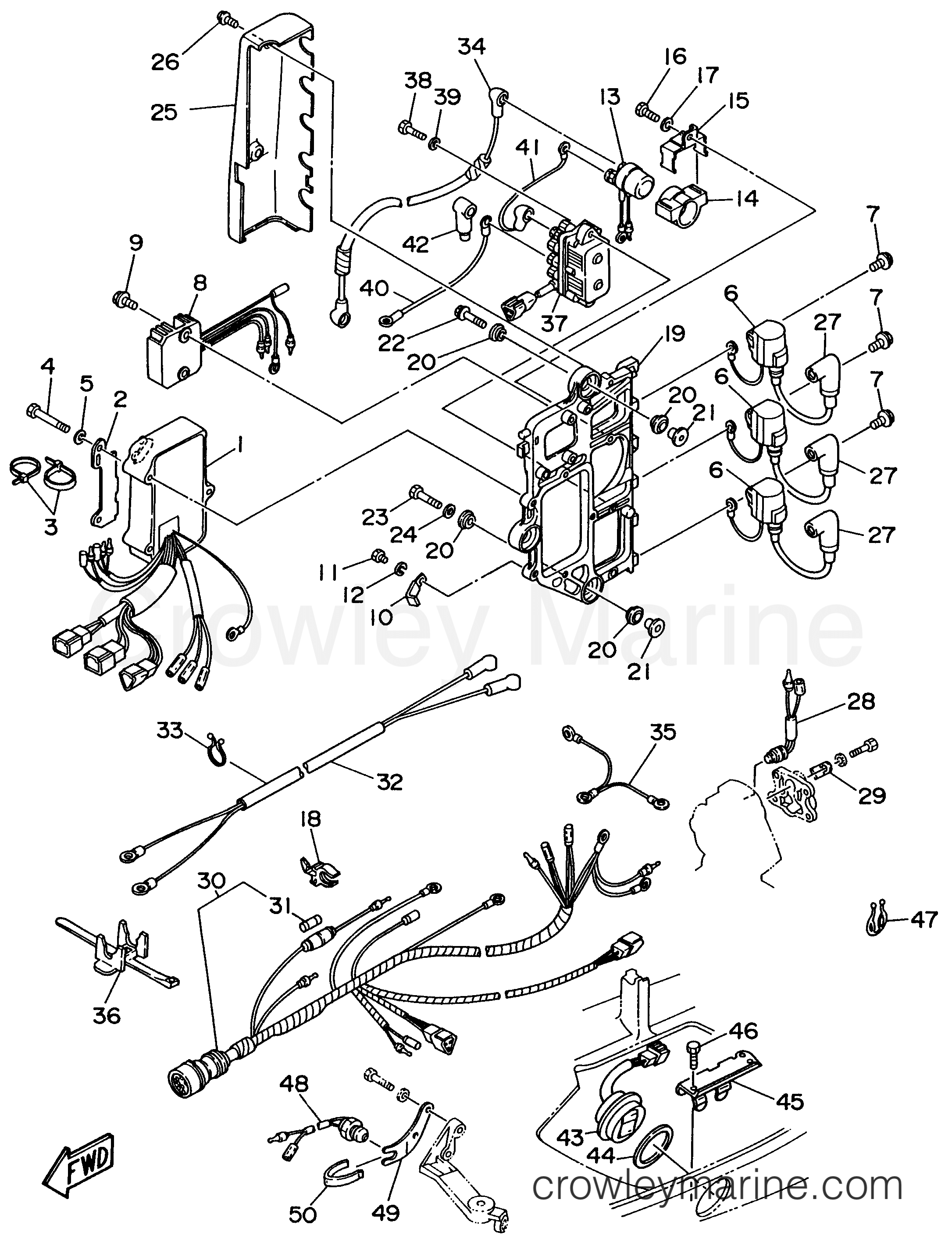 Yamaha Motors P75TLHV - ELECTRICAL 1