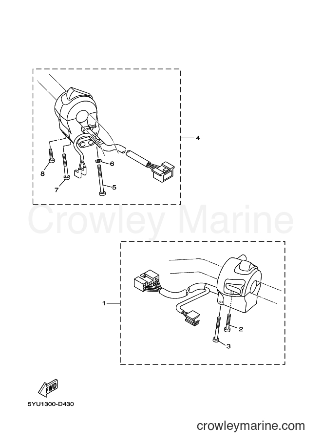 2007 Street Bike MT01 - MT01 (5YU8) [030] - HANDLE SWITCH & LEVER
