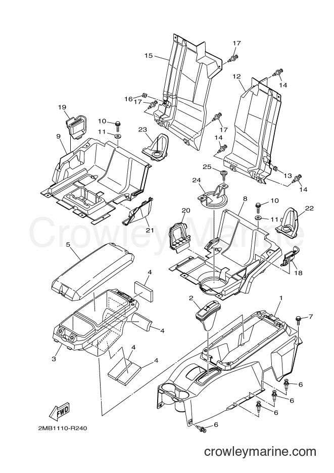Yamaha Motors YXE700E (B3D2) [010] - SIDE COVER 2