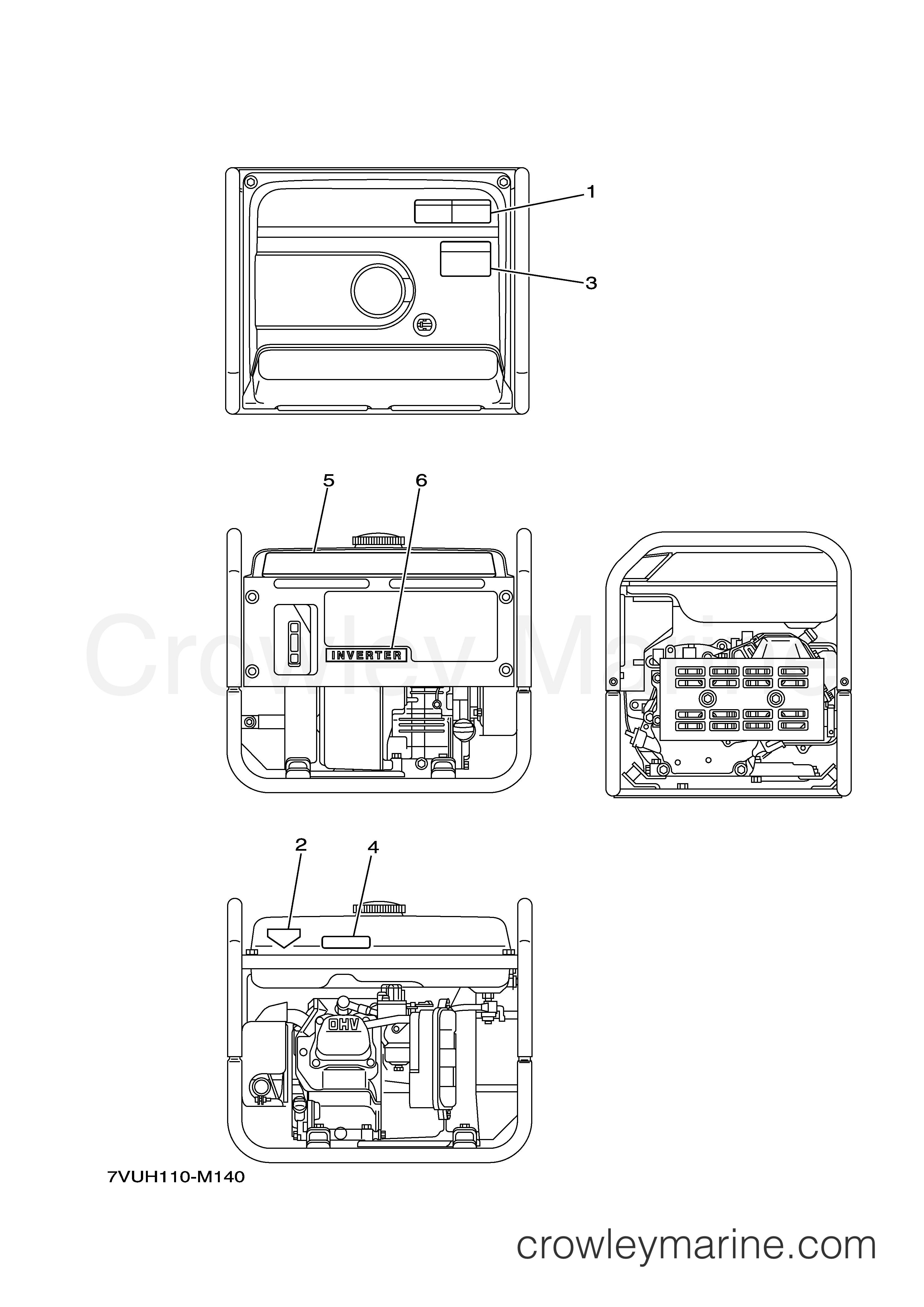 Yamaha Motors EF2800IK - LABELS