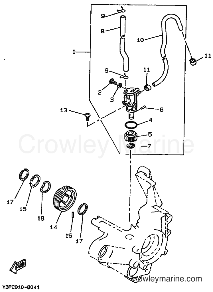 1990 Scooter CW50 - CW50 (3WW1) [999] - OIL PUMP