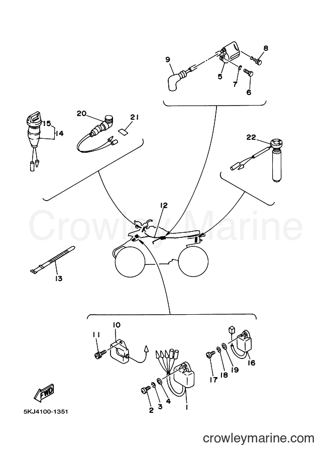 2001 ATV YF200S - YF200S (5KJ6) [010] - ELECTRICAL 1