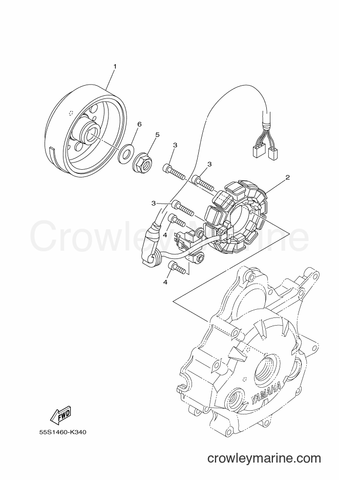 Yamaha Motors T135SEC (55S3) [010] - GENERATOR