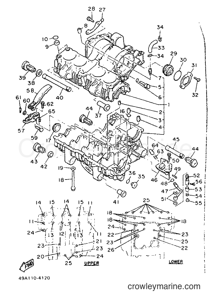 1989 Sport Bike FJ600 - FJ600 (3RC1) [010] - CRANKCASE