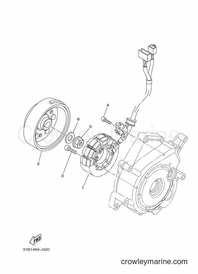 Yamaha Motors T115SEC (31B6) [010] - GENERATOR
