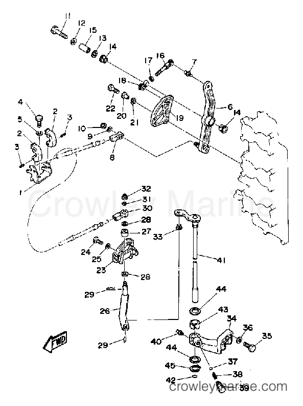 Yamaha Motors 225ETLDA - CONTROL ENGINE