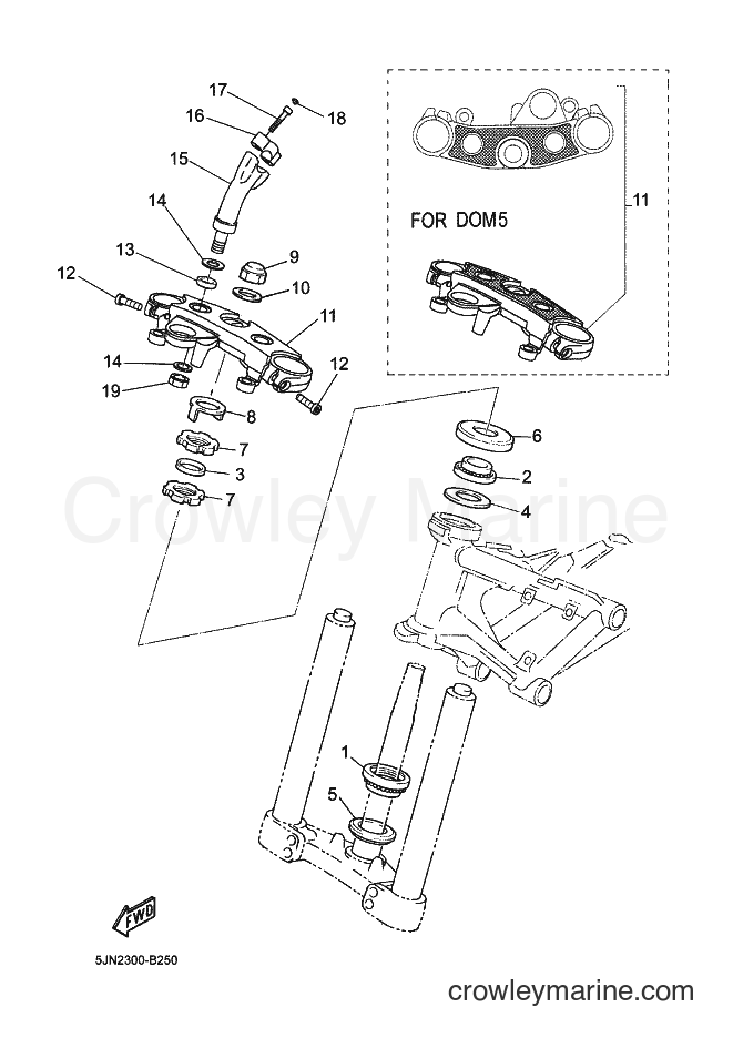 2003 Street Bike BT1100 - BT1100 (5JN2) [030] - STEERING