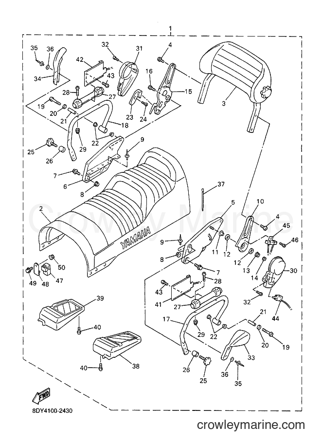 2003 Snowmobile VX600ER - VX600ER (8DG5) [020] - ALTERNATE FOR BODY RIGGING