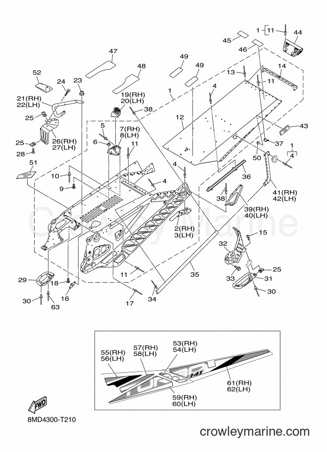2018 Snowmobile SRS10XL41 - SRS10XL41 (8MD4) [010] - FRAME 2