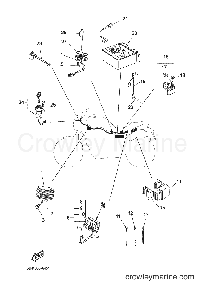 2003 Street Bike BT1100 - BT1100 (5JN2) [030] - ELECTRICAL 2