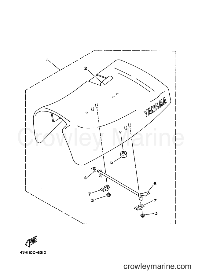 1998 ATV YFM400FW - YFM400FW (4SHC) [010] - SEAT