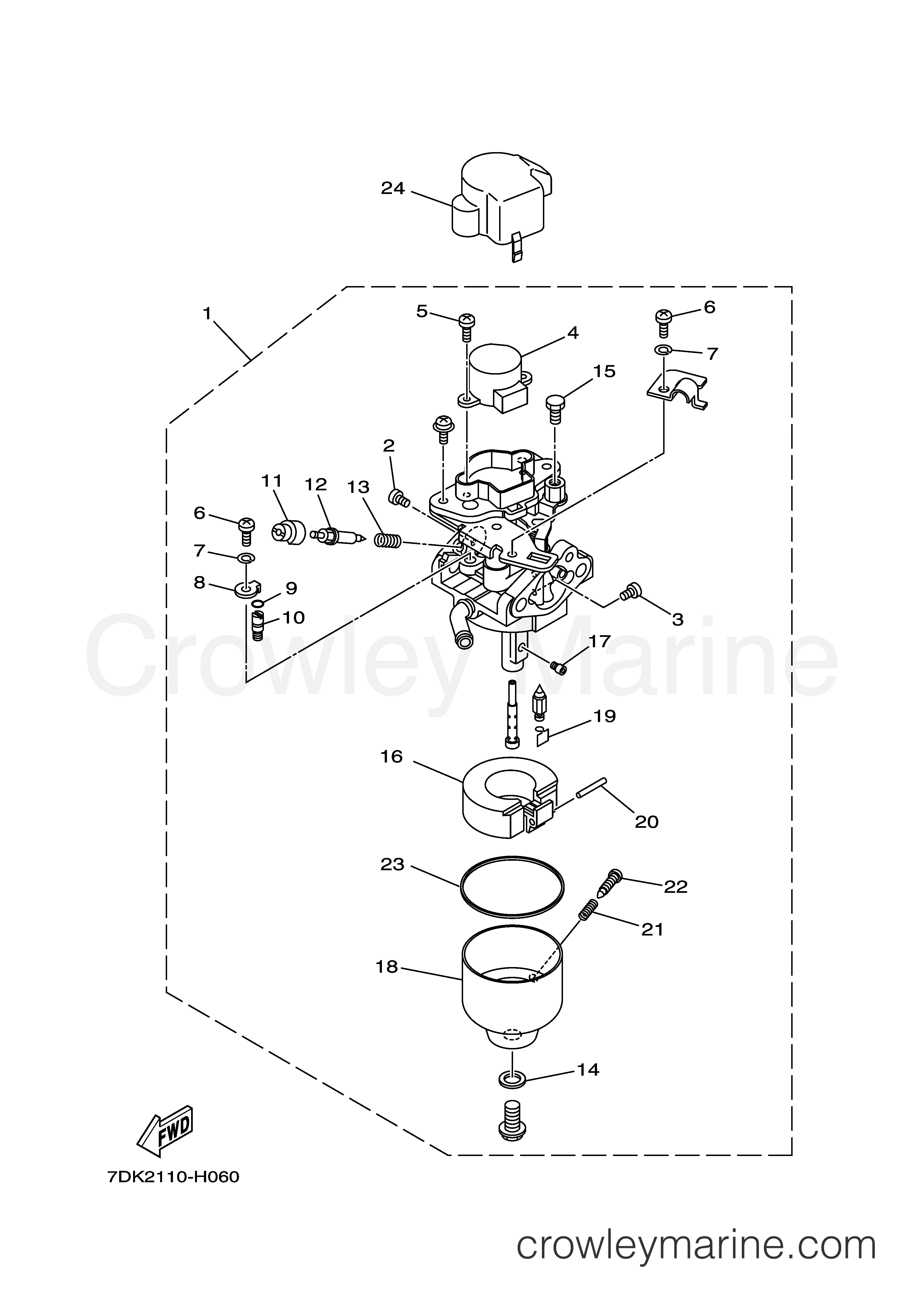 Yamaha Motors EF2000IS  (EF2000IS) - CARBURETOR