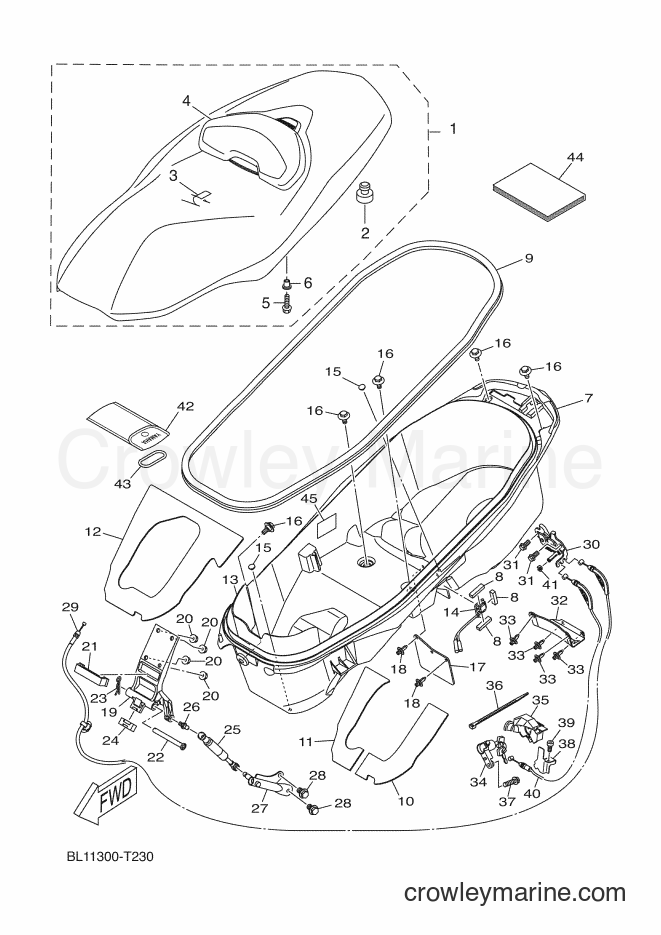 2018 Scooter YP400RA - YP400RA (BL11) [030] - SEAT