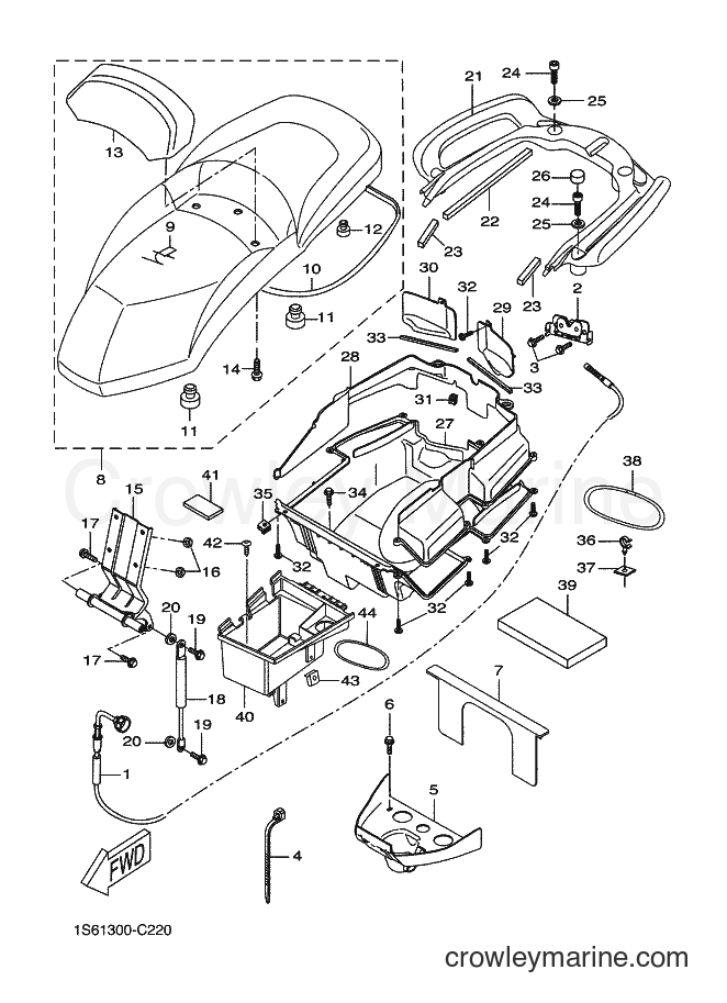 2004 Scooter VP300 - VP300 (1S61) [080] - SEAT