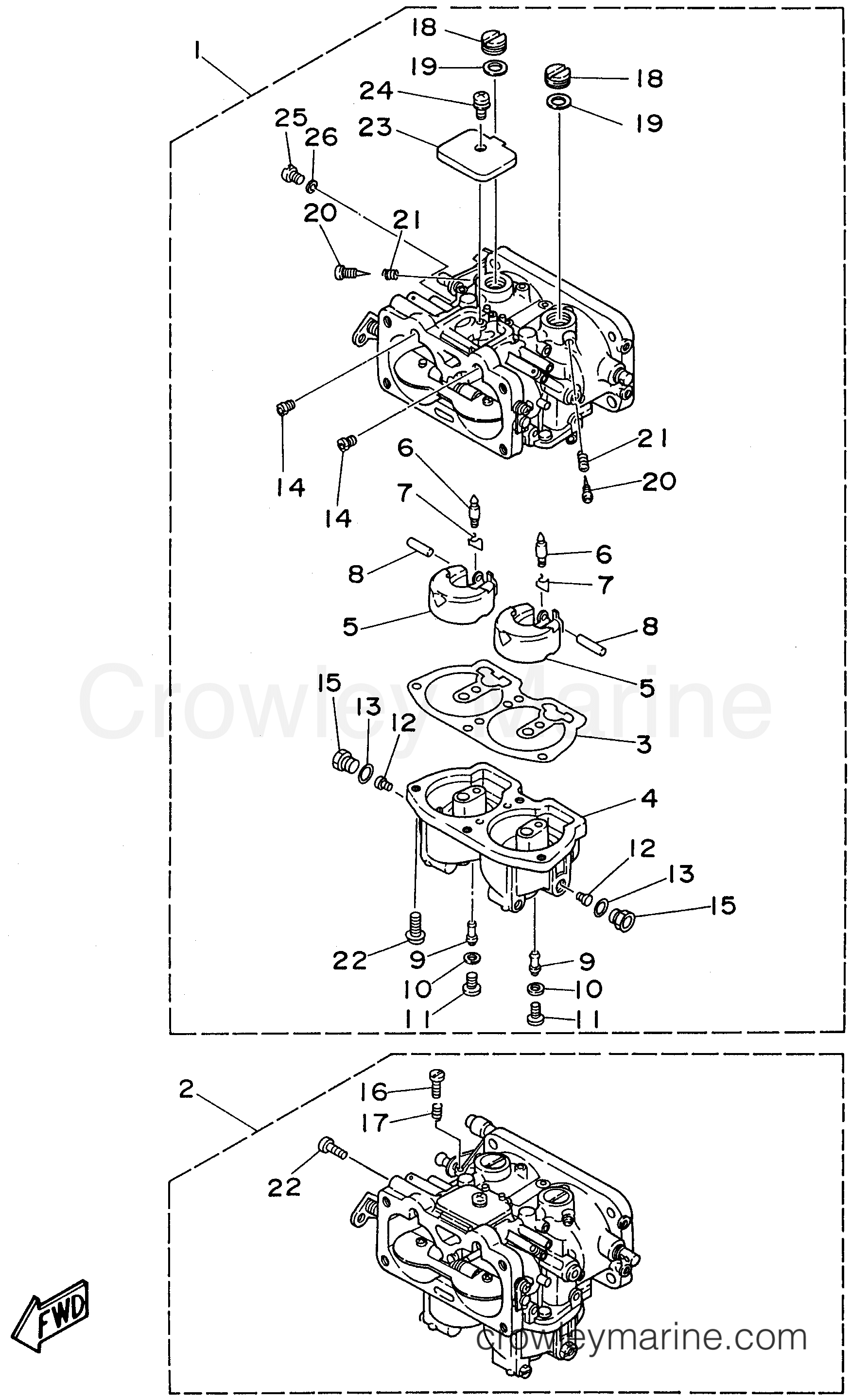 Yamaha Motors C115TXRW - CARBURETOR