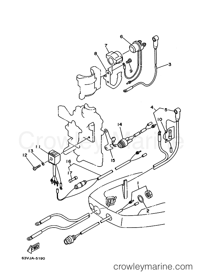 Yamaha Motors 9.9F (63V) [120] - ELECTRICAL 2