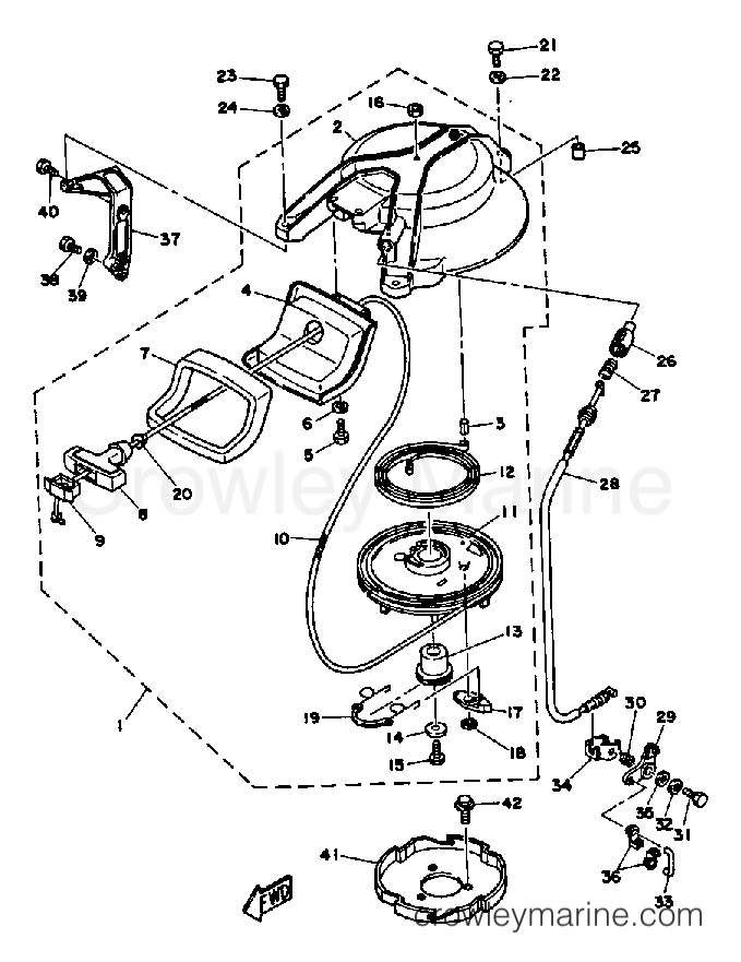 Yamaha Motors 25ESHP - MANUAL STARTER