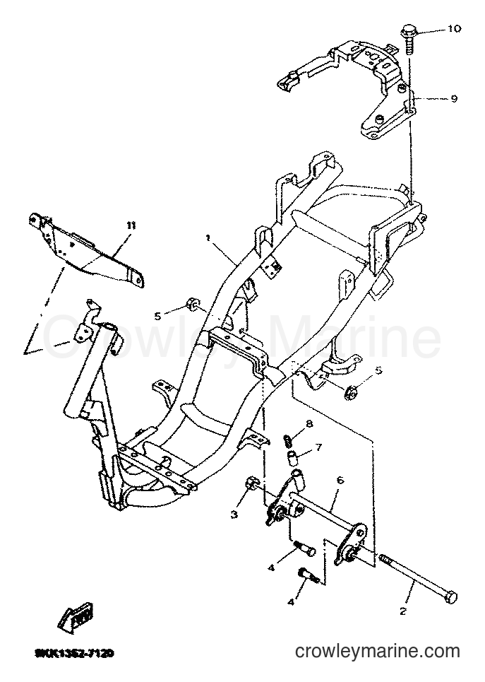 Yamaha Motors YN50 (5MRB) [010] - FRAME