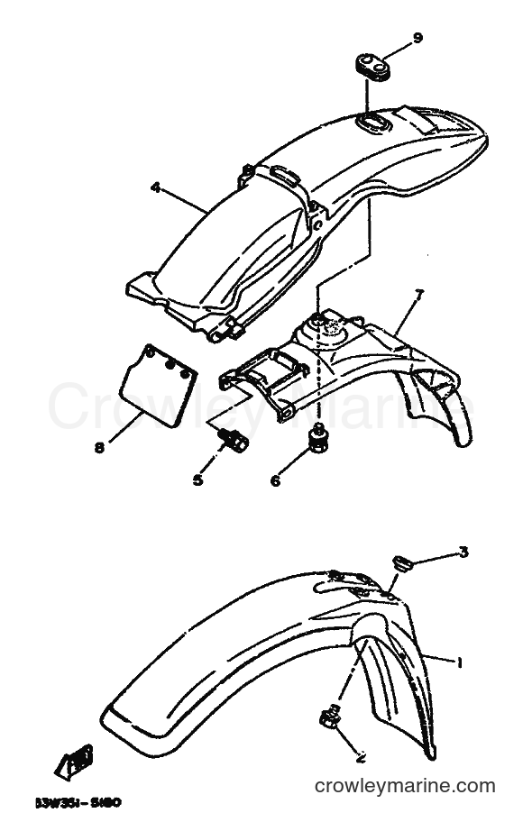 1986 Scooter DT80LC - DT80LC (53W) [999] - FENDER