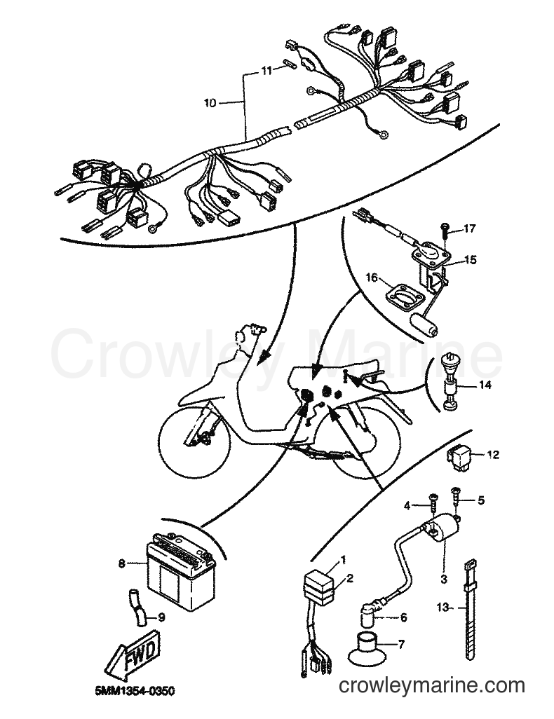 Yamaha Motors CW50 (5MN1) [030] - ELECTRICAL 2