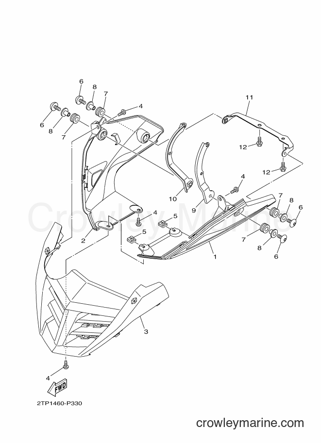 Yamaha Motors FZ150 (2TP3) [010] - COWLING 1