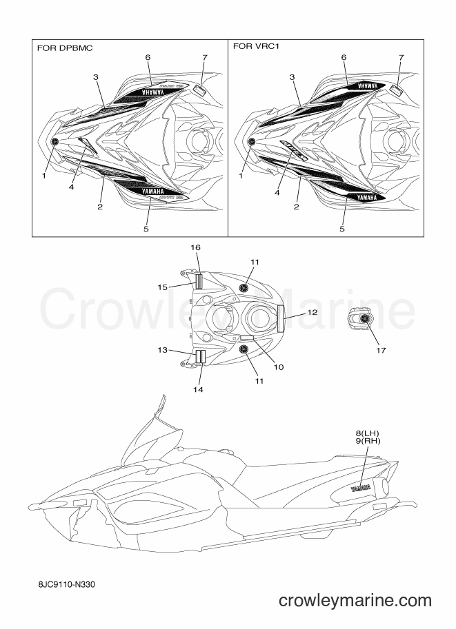 2014 Snowmobile RX10GT2 - RX10GT2 (8JCA) [010] - EMBLEM
