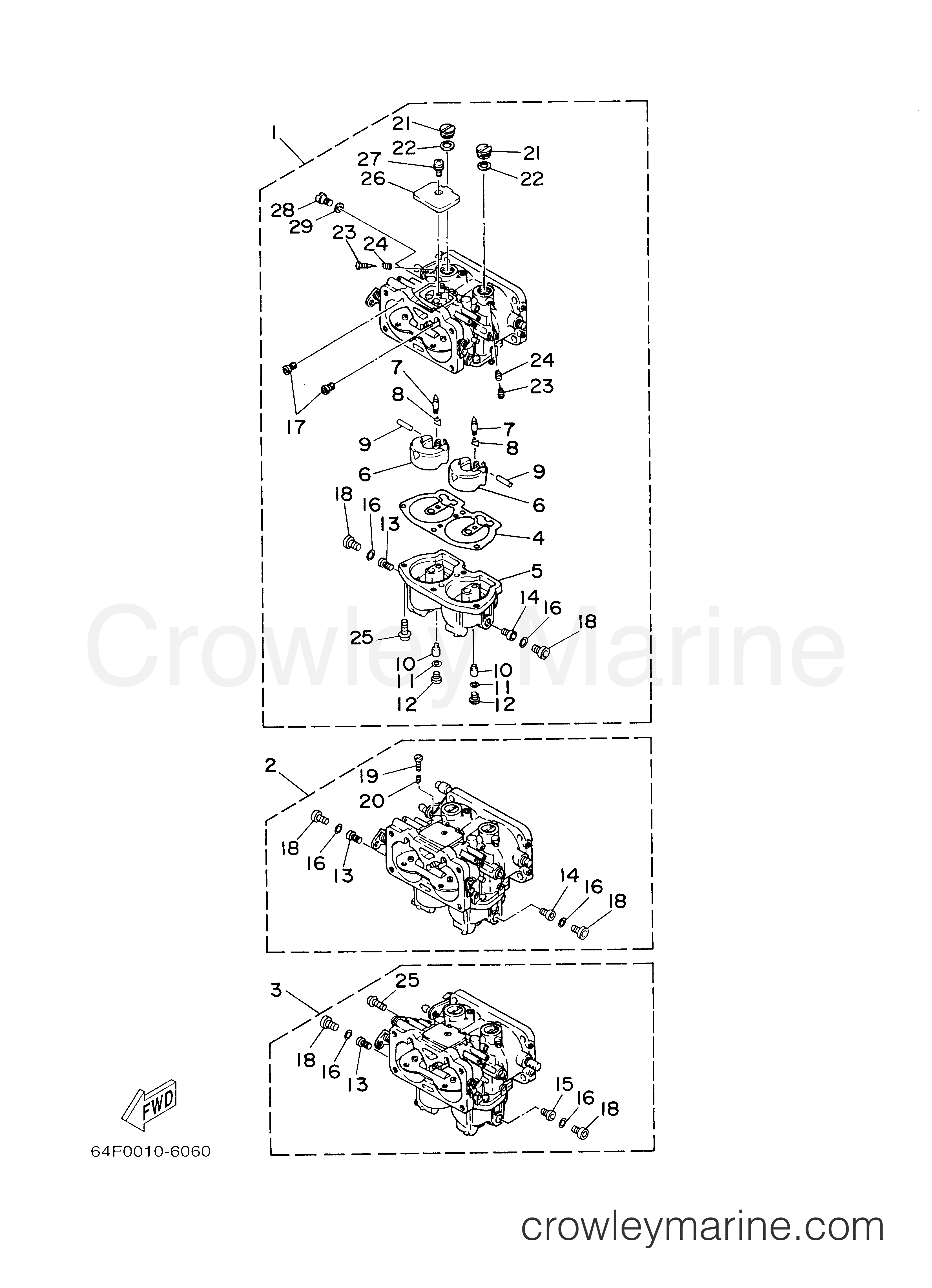 Yamaha Motors 150TLRY - CARBURETOR