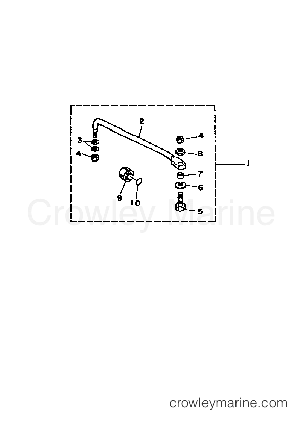 Yamaha Motors 50ESJ - STEERING GUIDE ATTACHMENT